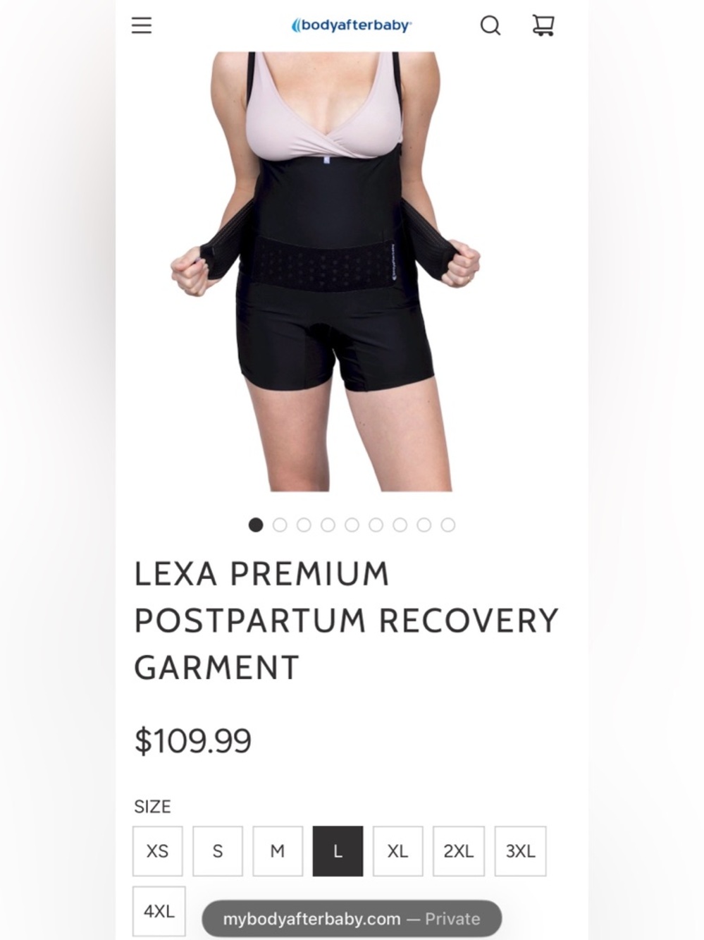 LARGE Body After Baby LEXA postpartum recovery support - Picture 2 of 2